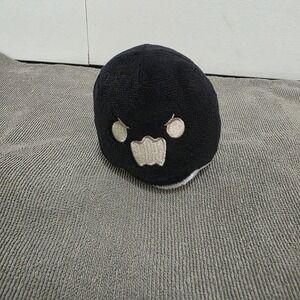 TeeTurtle Reversible Ghost Plushie Black Angry White Happy Storm Cloud Mood Toy